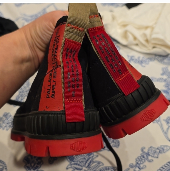 👟🖤❤️Unisex Palladium Pallashock Supply Hi Sneakers, Men's 5.5,Women's 7❤️🖤👟 - Picture 4 of 7
